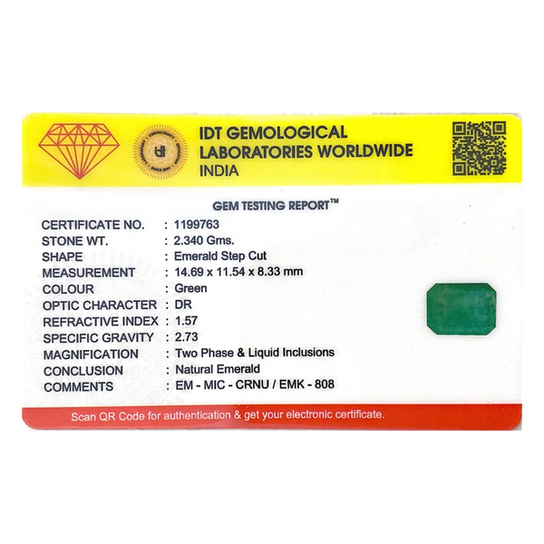 Zambian Emerald - 11.7 Carat
