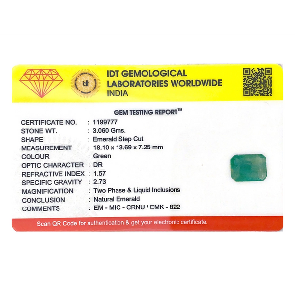 Zambian Emerald - 15.3 Carat