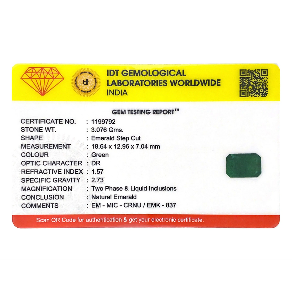 Zambian Emerald - 15.38 Carat