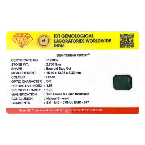 Zambian Emerald - 13.5 Carat