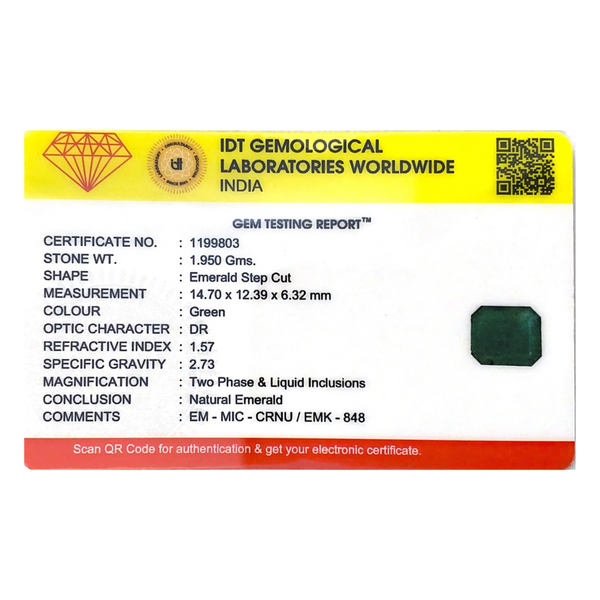 Zambian Emerald - 9.75 Carat