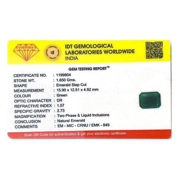 Zambian Emerald - 8.25 Carat