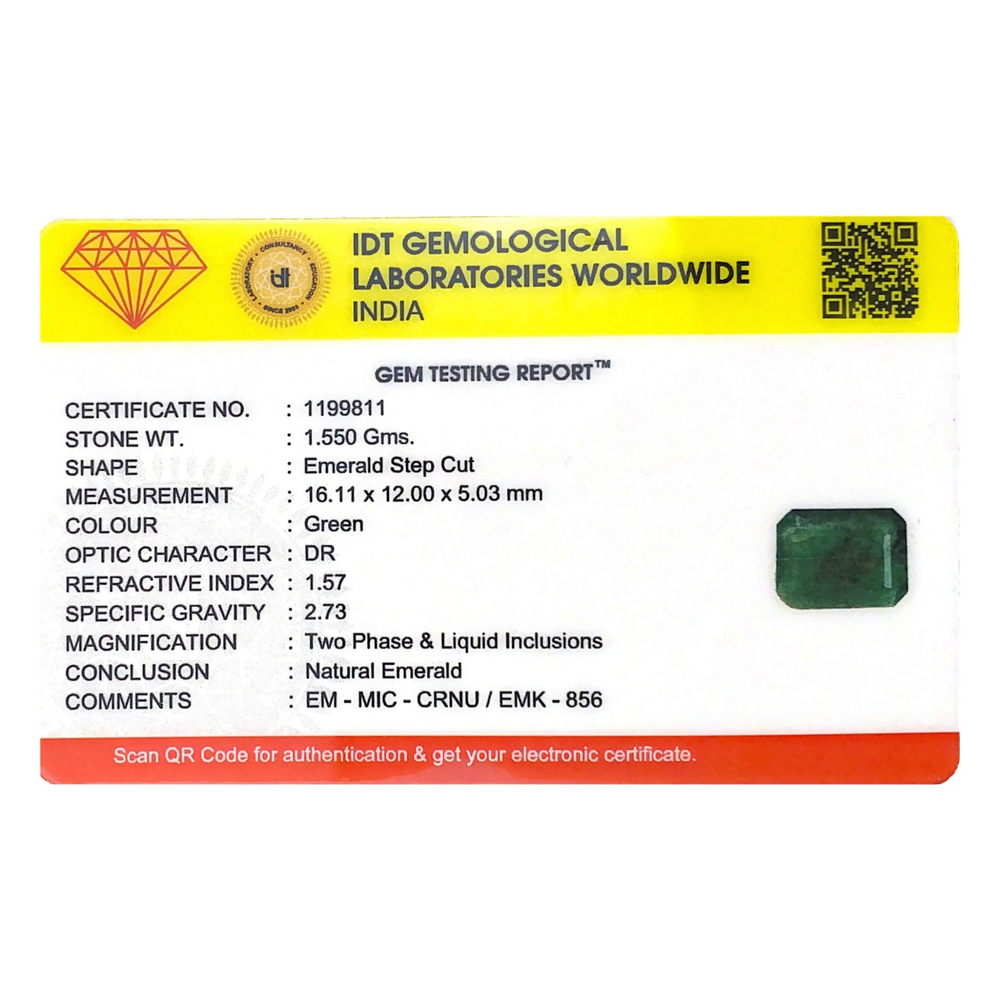 Zambian Emerald - 7.75 Carat