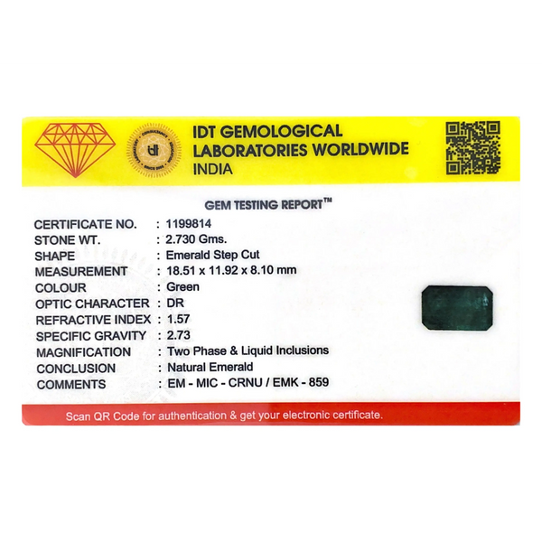 Zambian Emerald - 13.65 Carat