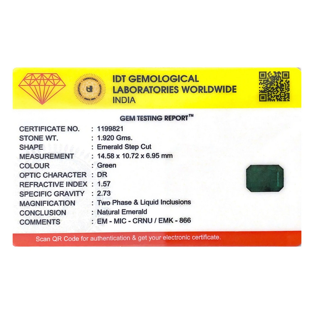 Zambian Emerald - 9.6 Carat