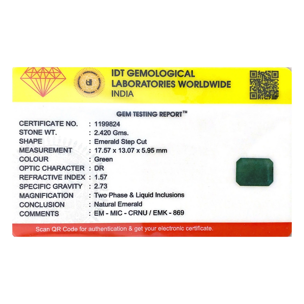 Zambian Emerald - 12.1 Carat