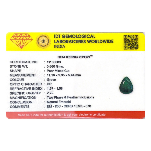 Zambian Emerald - 3.3 Carat