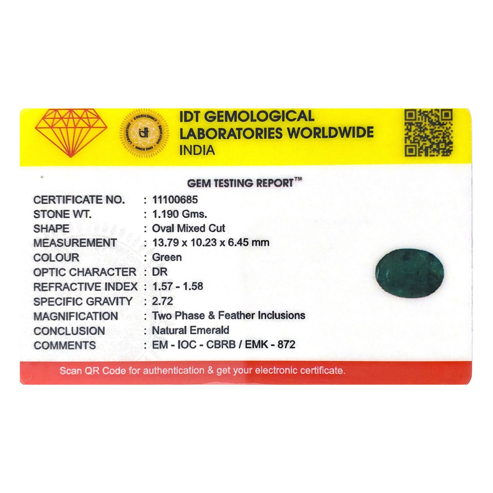 Zambian Emerald - 5.95 Carat