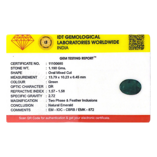 Zambian Emerald - 5.95 Carat