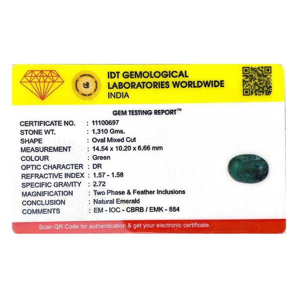 Zambian Emerald - 6.55 Carat