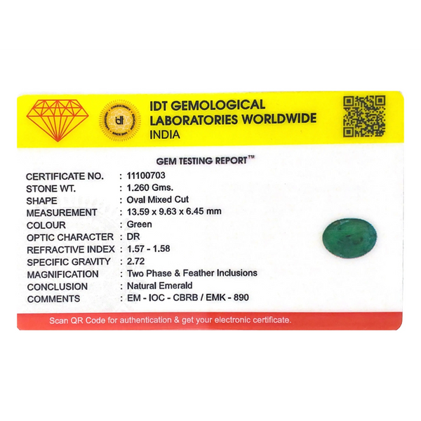 Zambian Emerald - 6.3 Carat