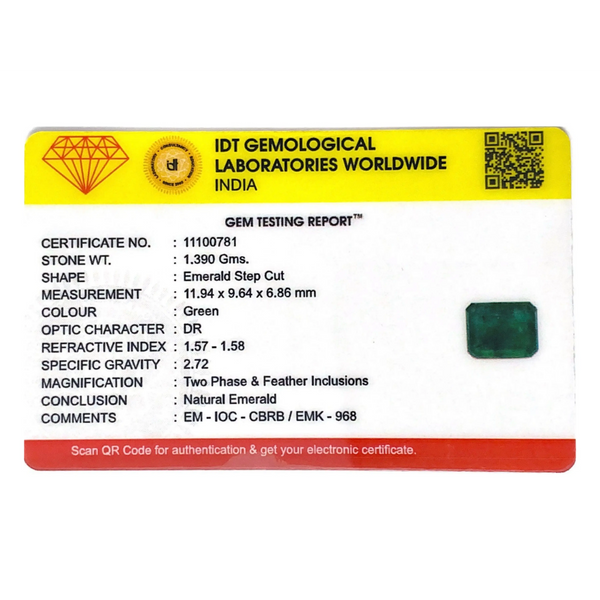 Zambian Emerald - 6.95 Carat