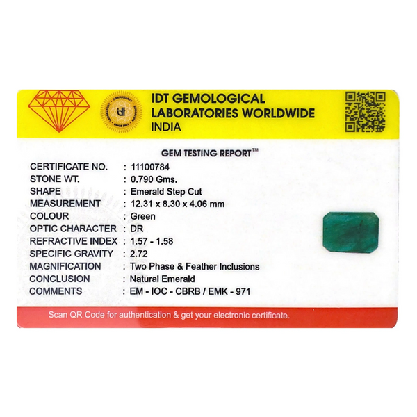 Zambian Emerald - 3.95 Carat