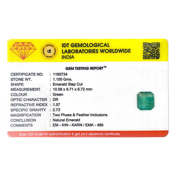 Zambian Emerald - 5.5 Carat