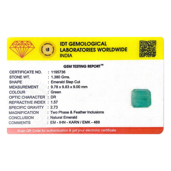 Zambian Emerald - 6.9 Carat