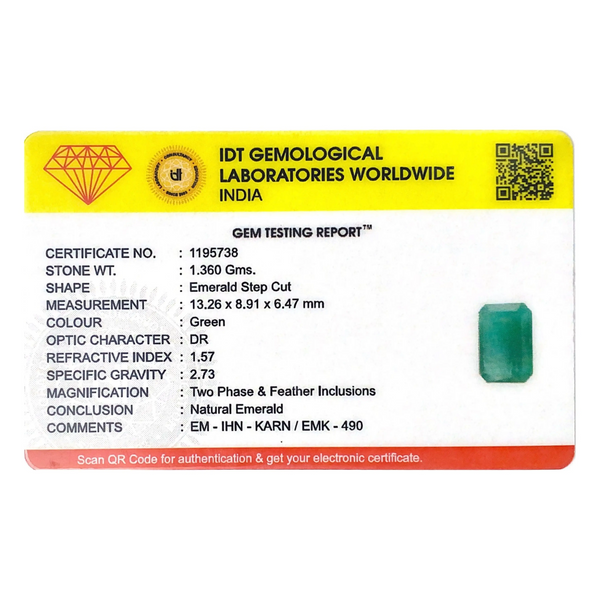 Zambian Emerald - 6.8 Carat