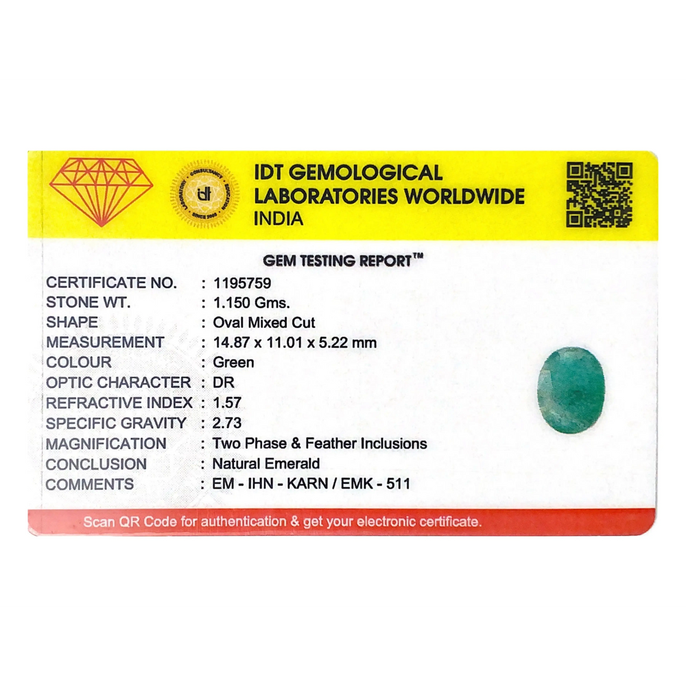 Zambian Emerald - 5.75 Carat