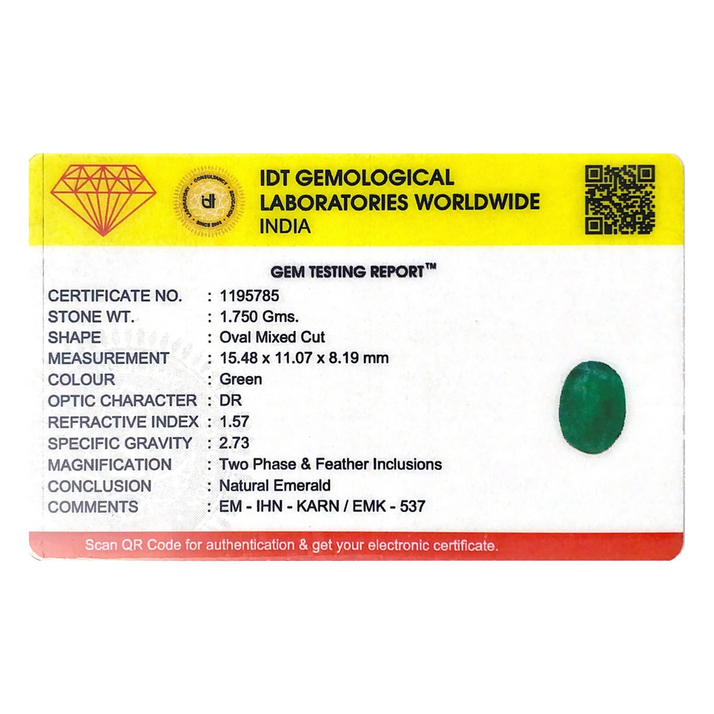 Zambian Emerald - 8.75 Carat