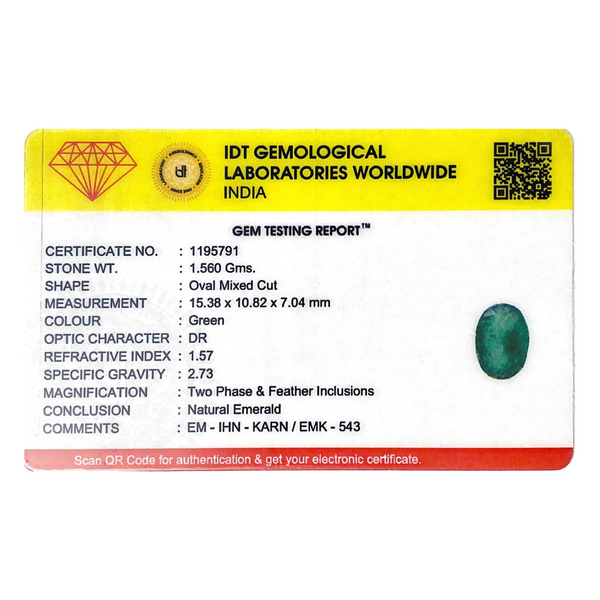 Zambian Emerald - 7.8 Carat