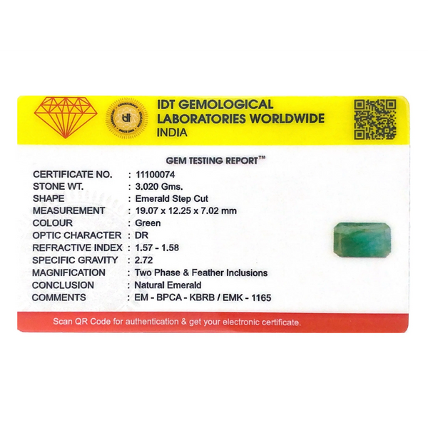 Zambian Emerald - 15.1 Carat