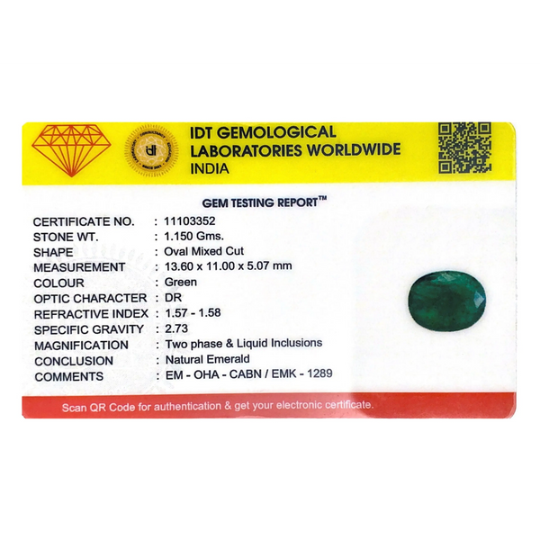 Zambian Emerald - 5.75 Carat
