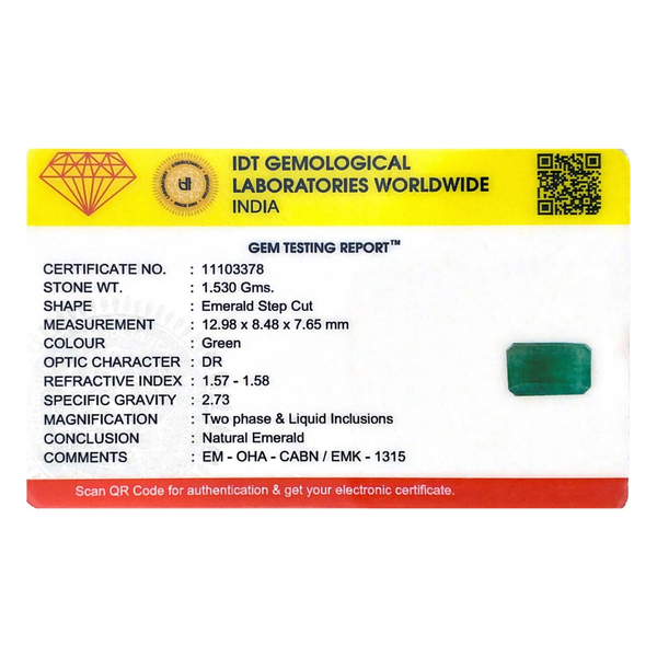 Zambian Emerald - 7.65 Carat