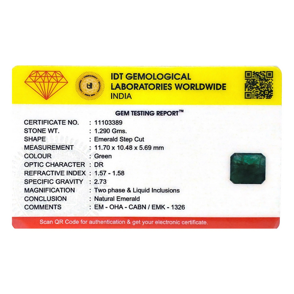 Zambian Emerald - 6.45 Carat
