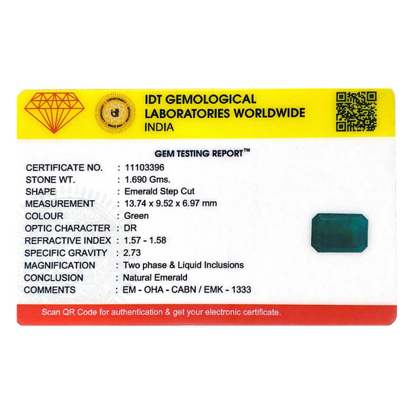Zambian Emerald - 8.45 Carat