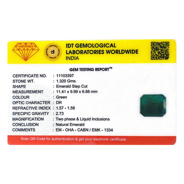 Zambian Emerald - 6.6 Carat
