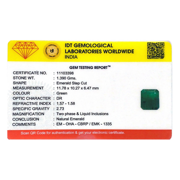 Zambian Emerald - 6.95 Carat