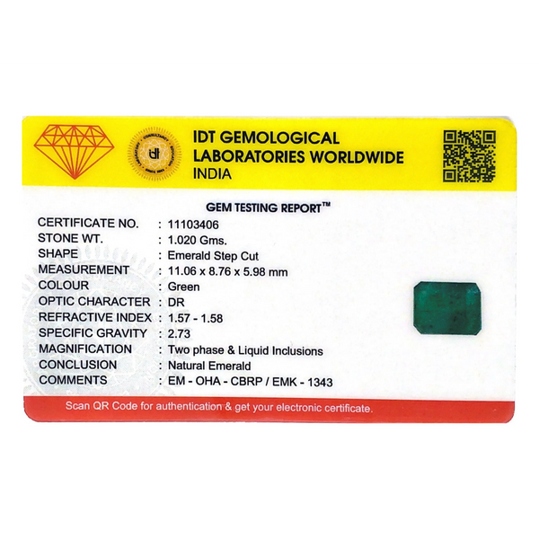 Zambian Emerald - 5.1 Carat