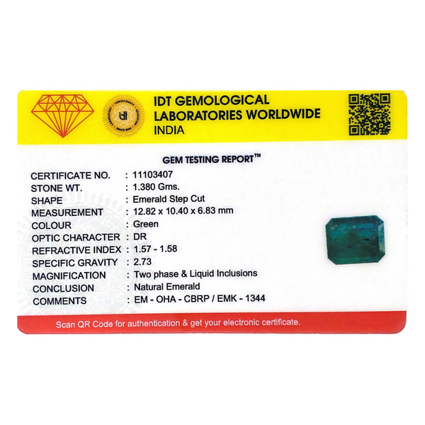 Zambian Emerald - 6.9 Carat