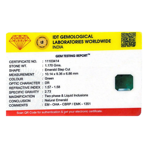 Zambian Emerald - 5.85 Carat