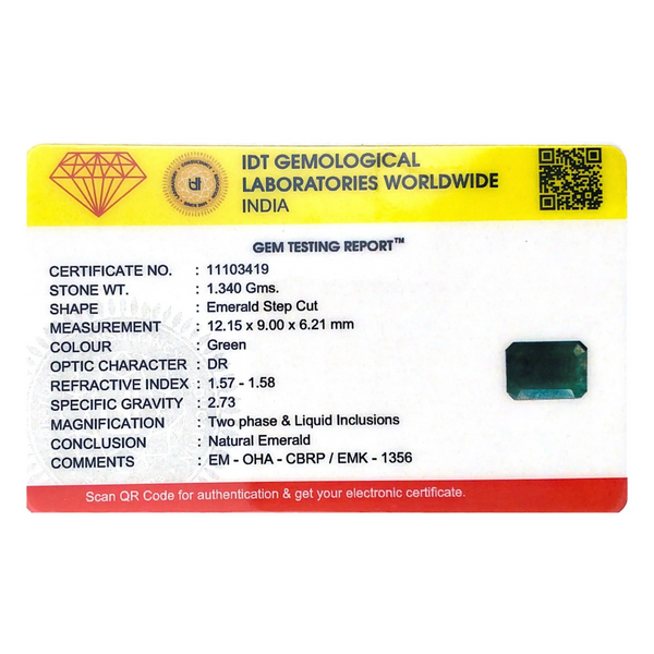 Zambian Emerald - 6.7 Carat