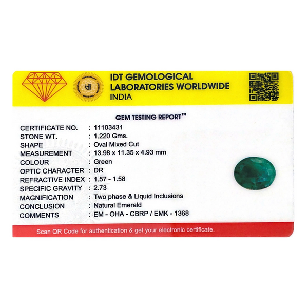 Zambian Emerald - 6.1 Carat