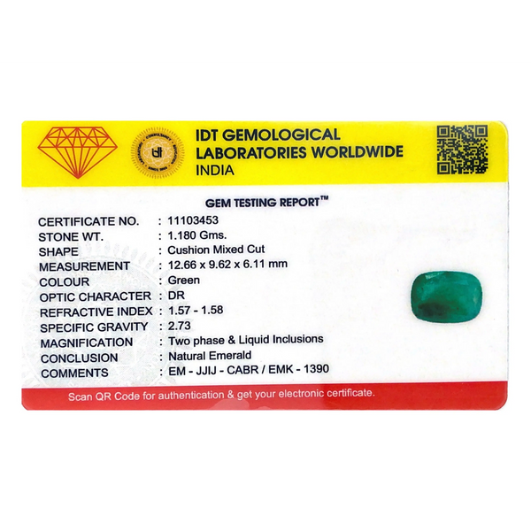 Zambian Emerald - 5.9 Carat