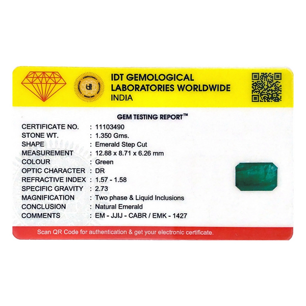 Zambian Emerald - 6.75 Carat