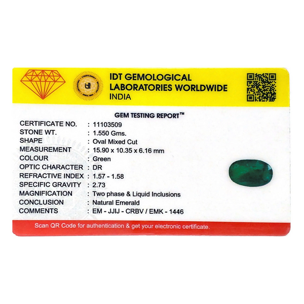 Zambian Emerald - 7.75 Carat