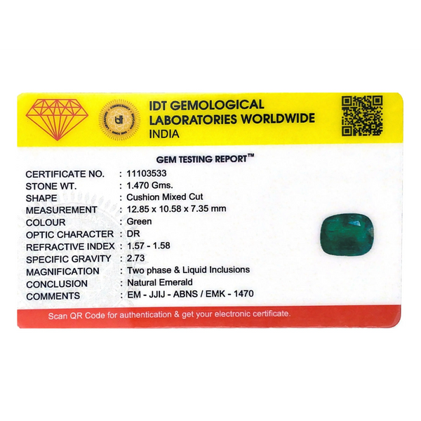 Zambian Emerald - 7.35 Carat