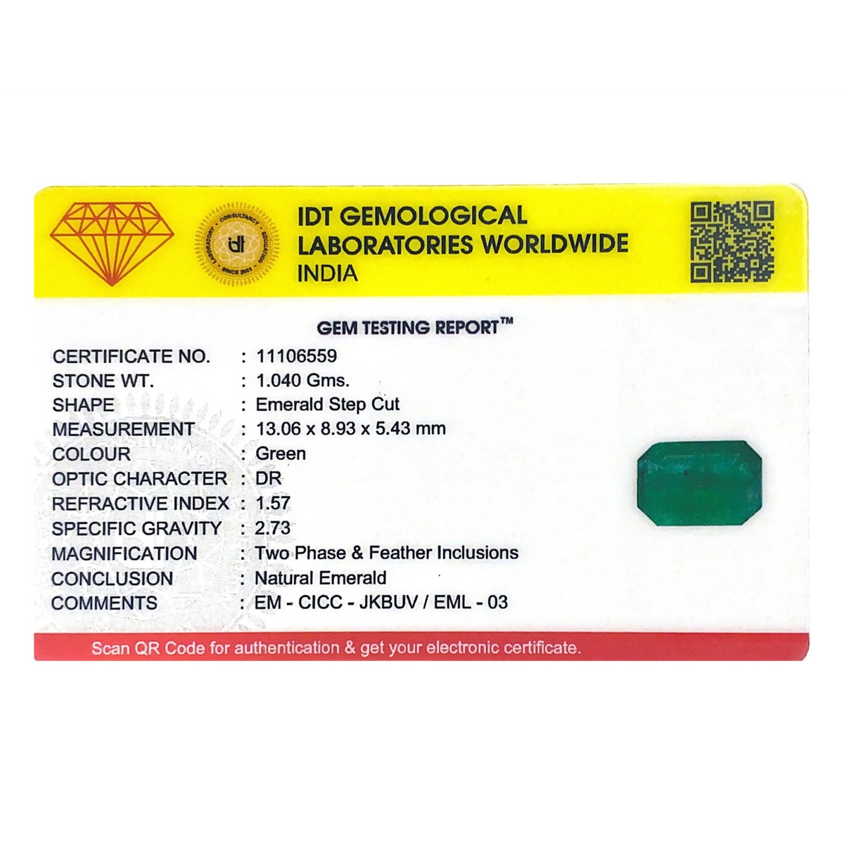 Zambian Emerald - 5.2 Carat