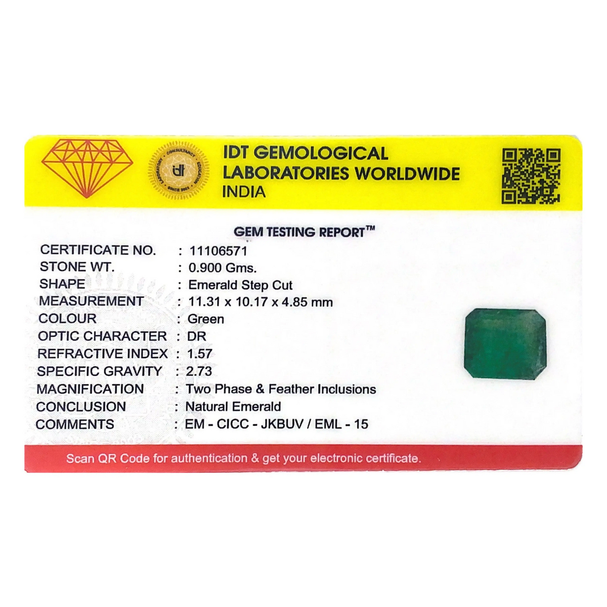 Zambian Emerald - 4.5 Carat