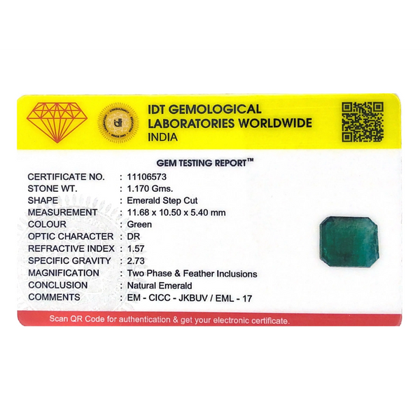 Zambian Emerald - 5.85 Carat