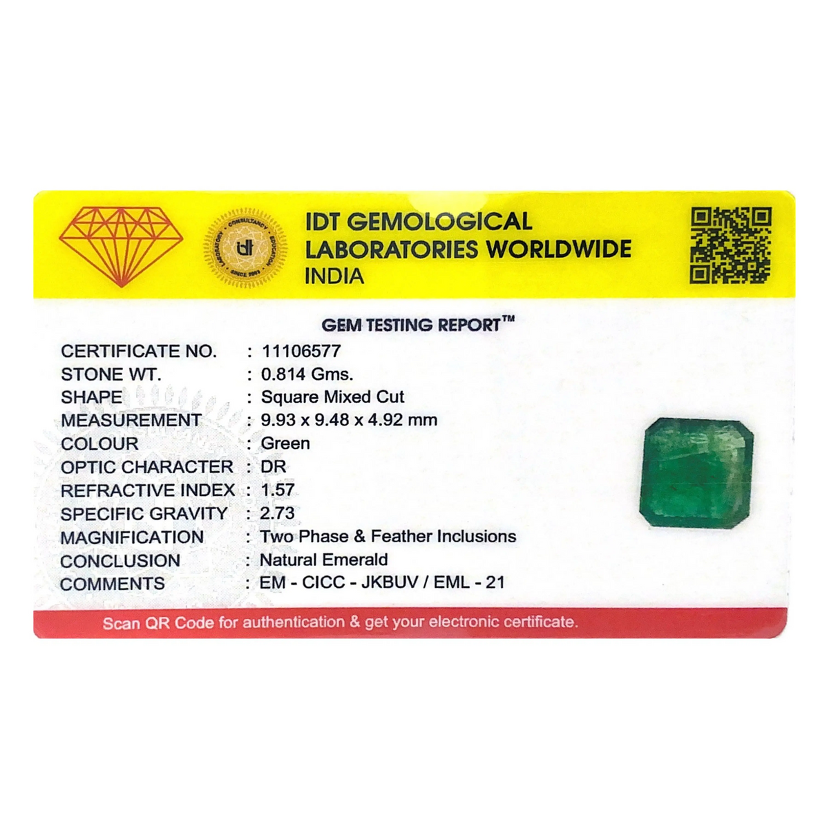 Zambian Emerald - 4.07 Carat