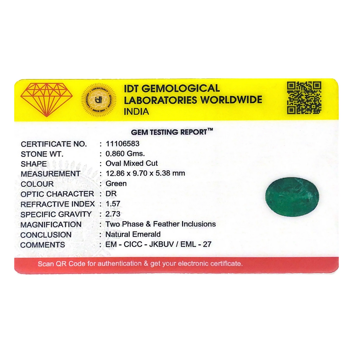 Zambian Emerald - 4.3 Carat