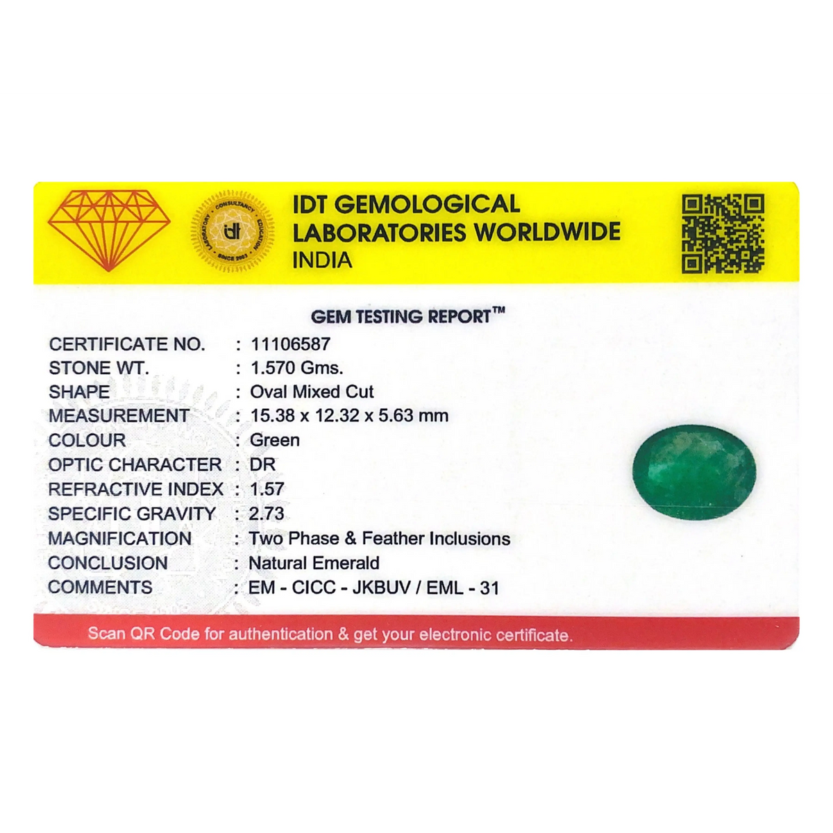 Zambian Emerald - 7.85 Carat