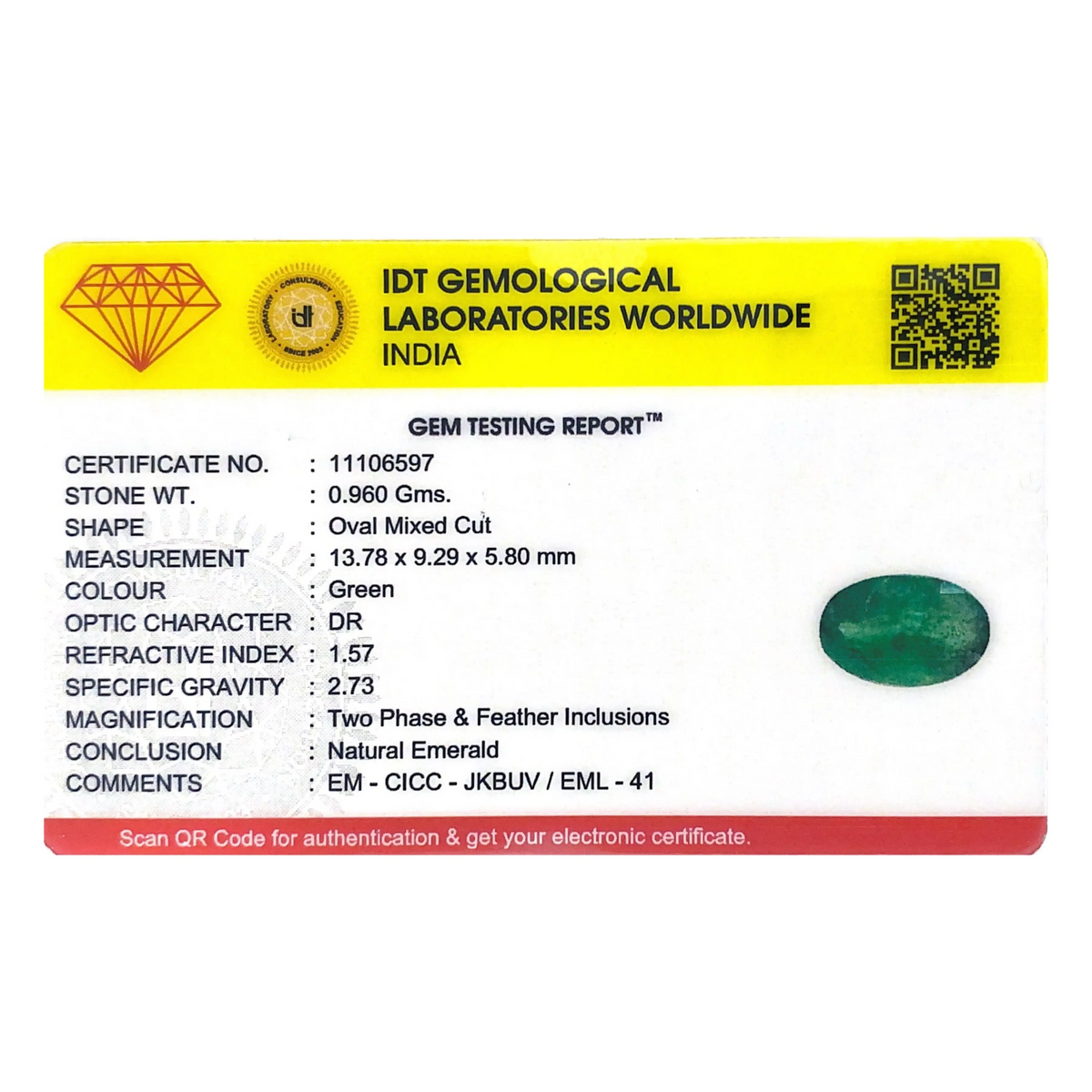 Zambian Emerald - 4.8 Carat