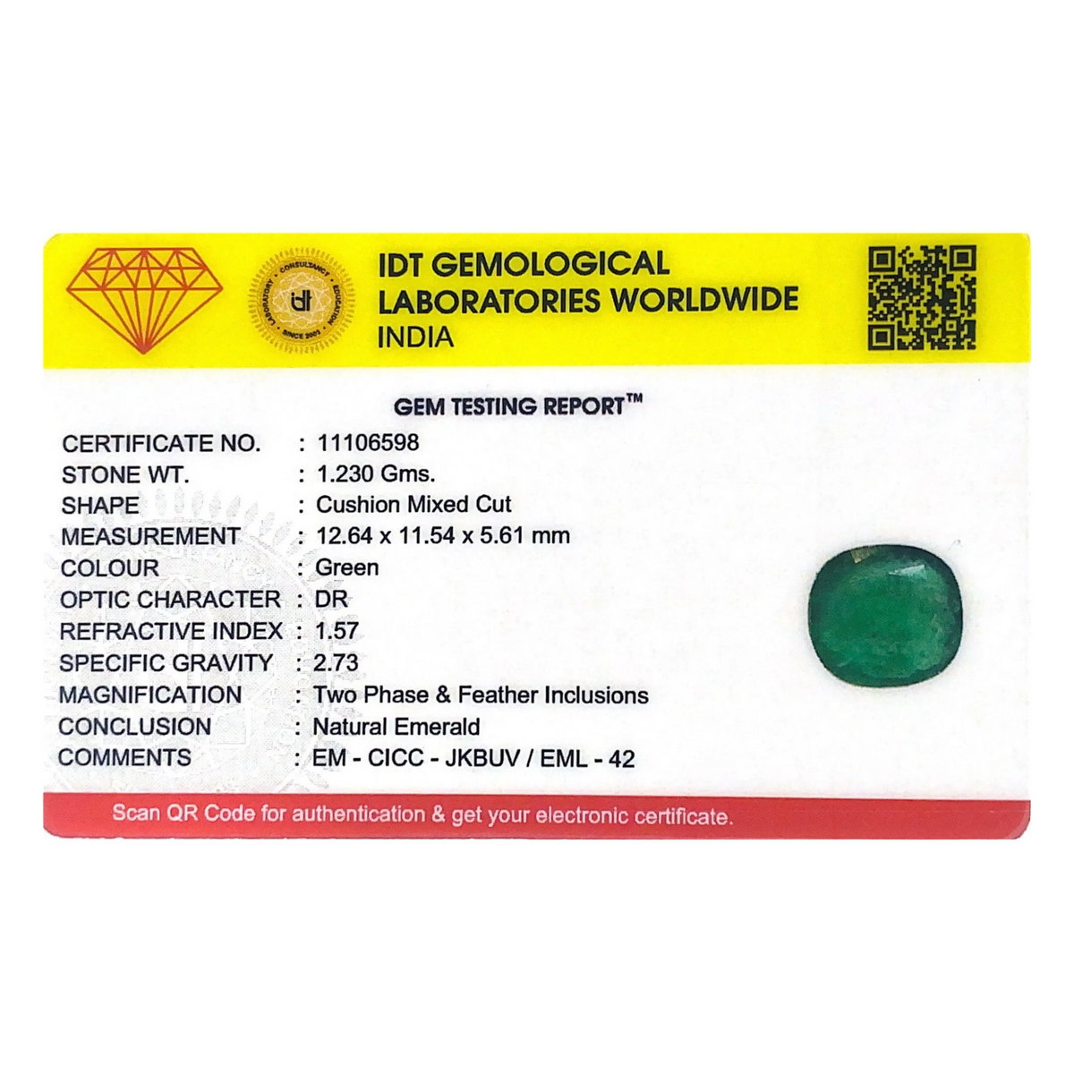 Zambian Emerald - 6.15 Carat