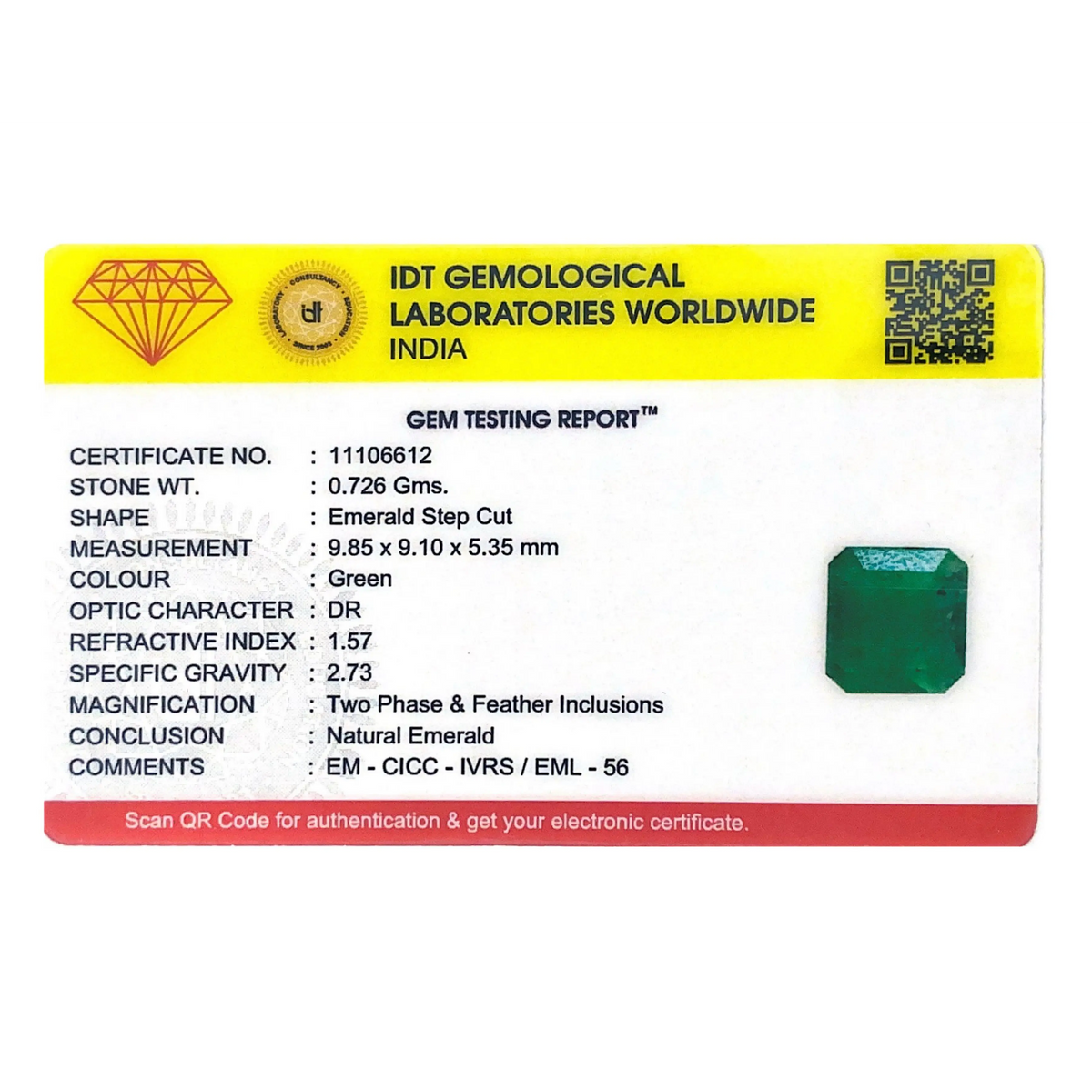 Zambian Emerald - 3.63 Carat