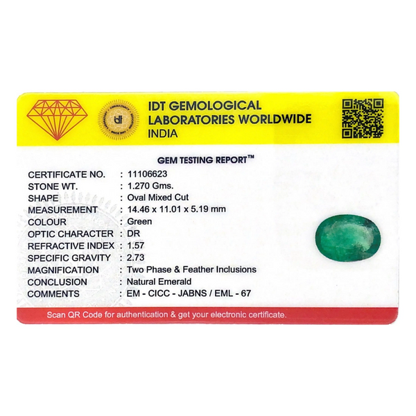 Zambian Emerald - 6.35 Carat