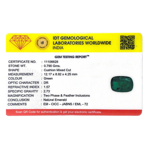 Zambian Emerald - 3.95 Carat